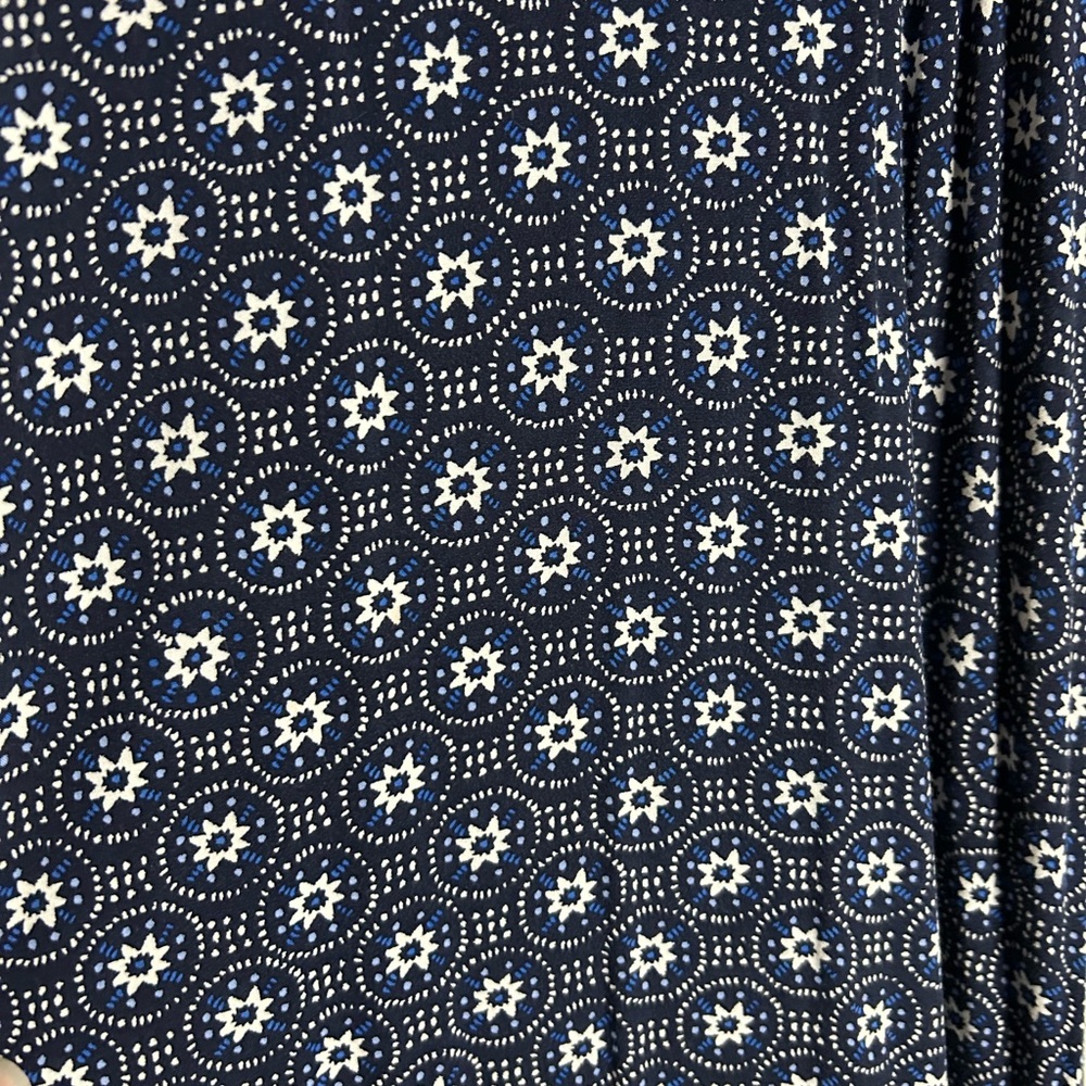 Old Navy Navy Blue Printed Maxi Dress - Picture 6 of 13